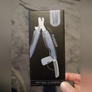 Foldable Pet Nail Clippers With Nail Filer & Comb * Multi Tool Pet Nail Clipper